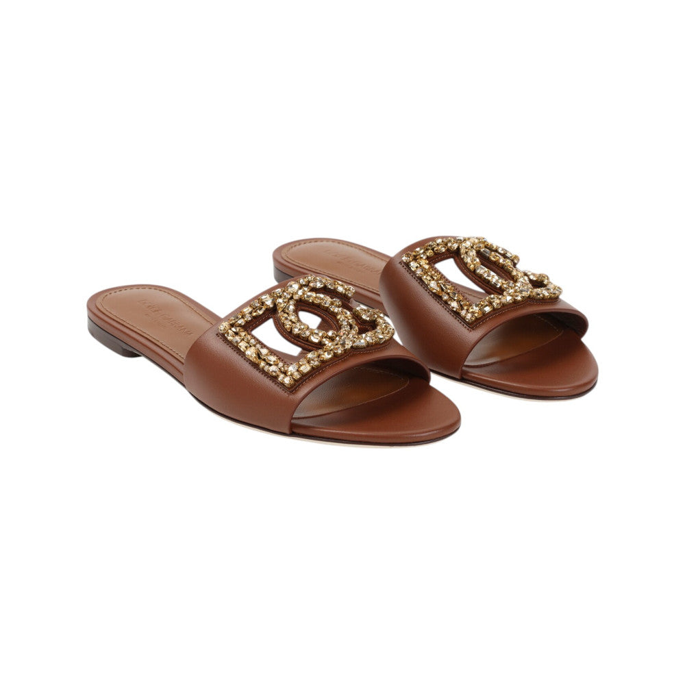 Brown Embellished Flats 2