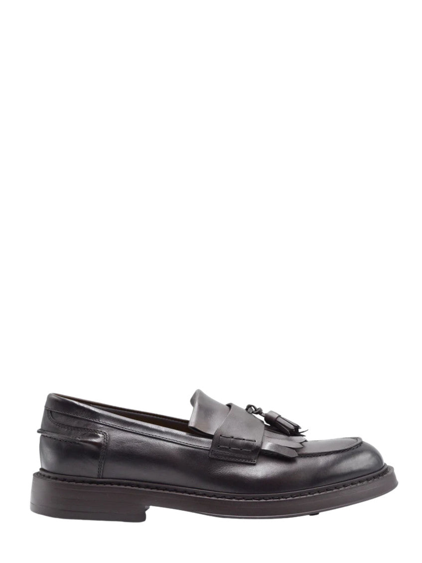 Brown Leather Adler Loafers 1