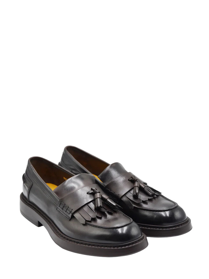 Brown Leather Adler Loafers 2