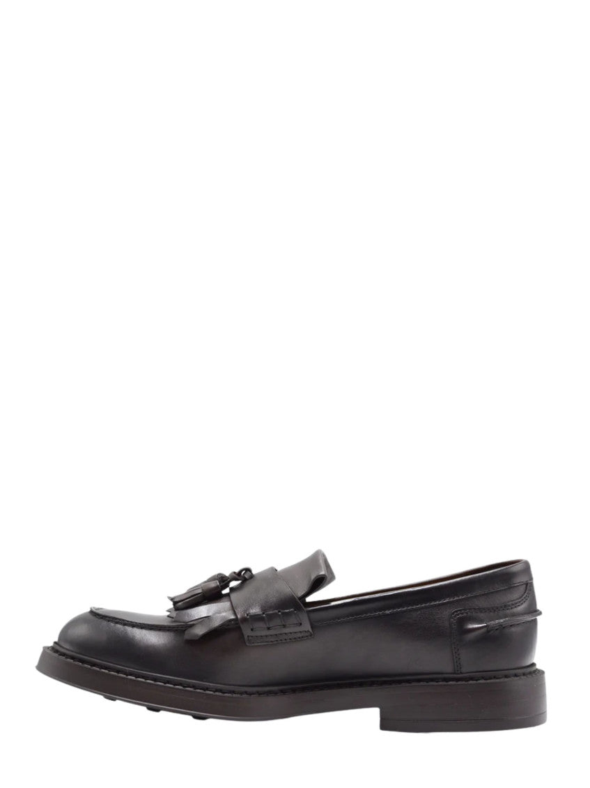 Brown Leather Adler Loafers 4