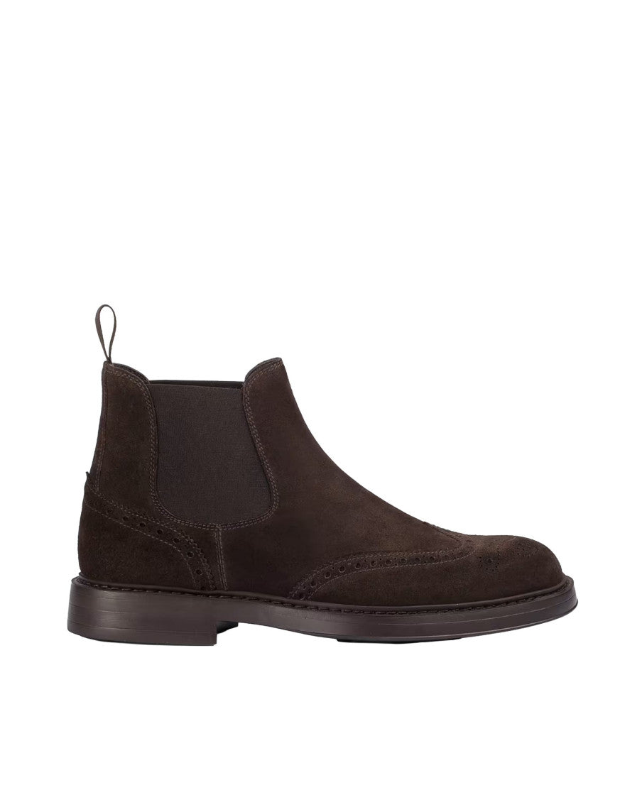 Dark Brown Suede Boots 1