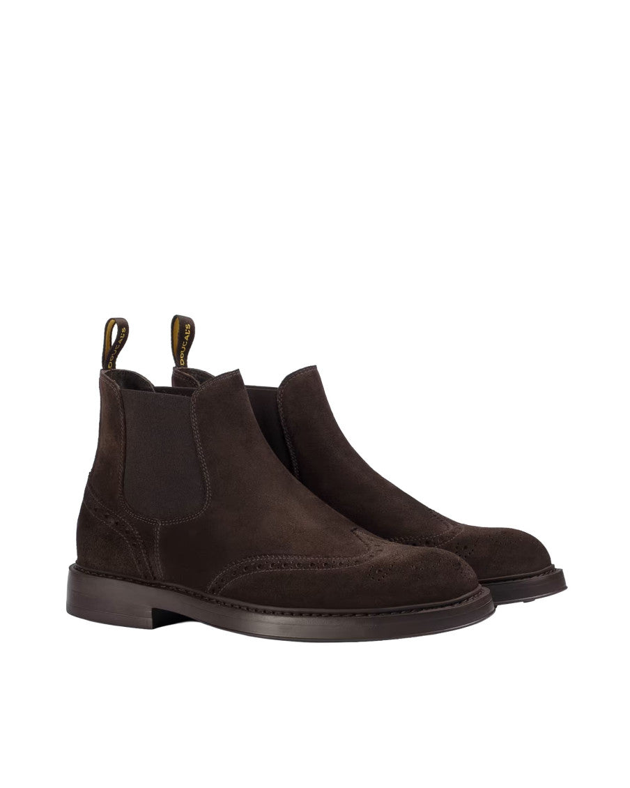 Dark Brown Suede Boots 2