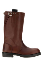 Dark Brown Leather Boots 1