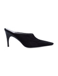 Black Slip On Mules 1