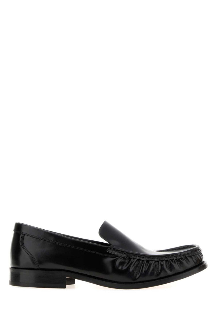 Black Leather Loafers 1