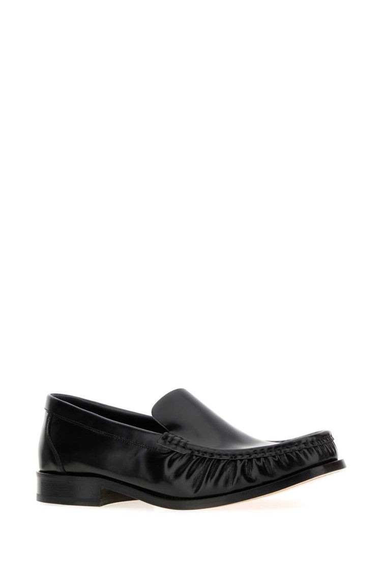 Black Leather Loafers 2