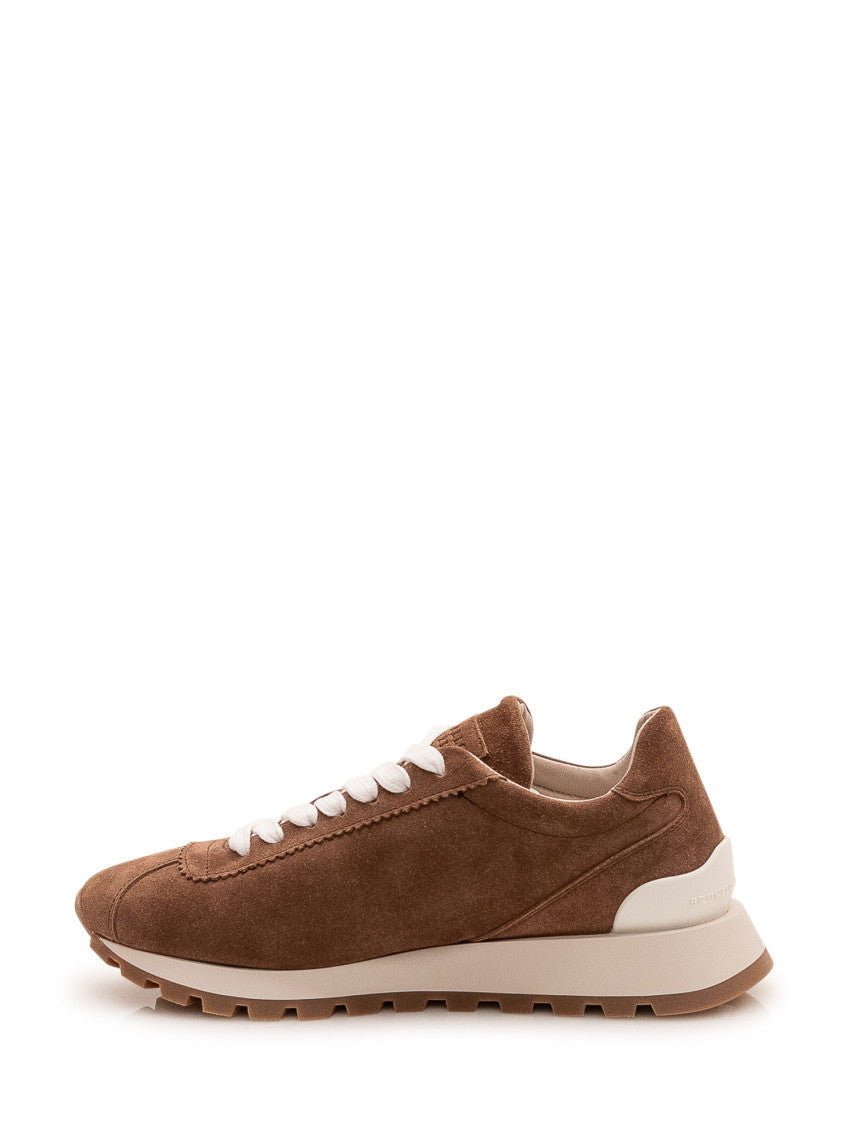 Brown Lace Up Sneakers 3