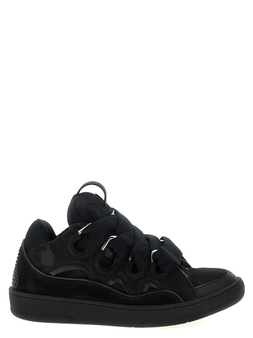 Black Leather Sneakers 1