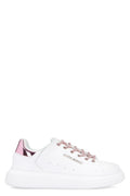 White Leather Low-top Sneakers 1