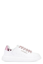 White Leather Low-top Sneakers 1