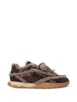 Brown Lace-up Sneakers 1