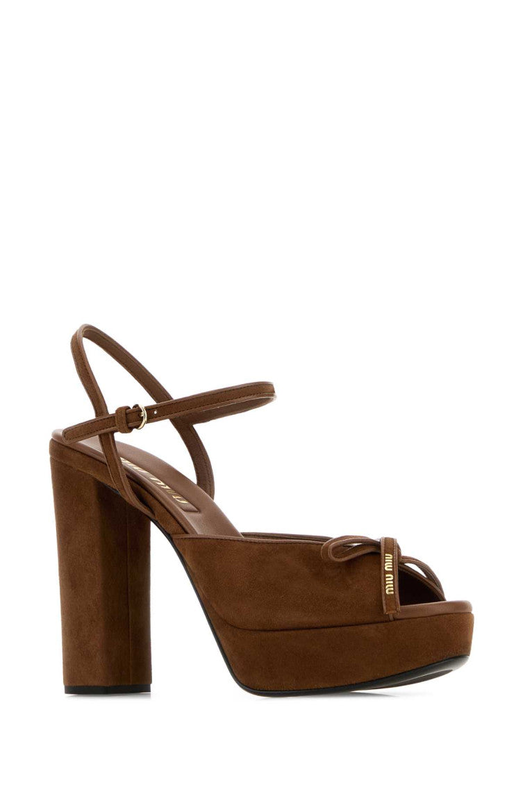 Brown Ankle Strap Heels 2