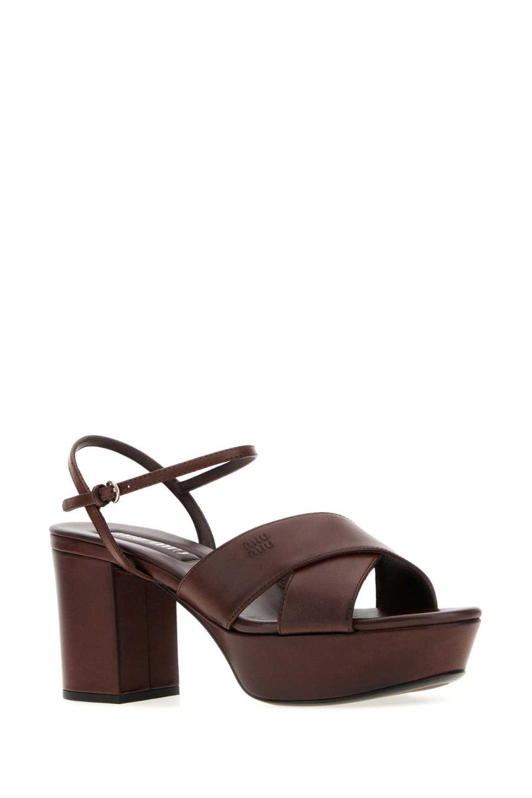 Maroon Ankle Strap Heels 2