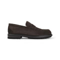 Dark Brown Suede Loafers 1