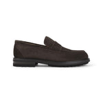 Dark Brown Suede Loafers 1