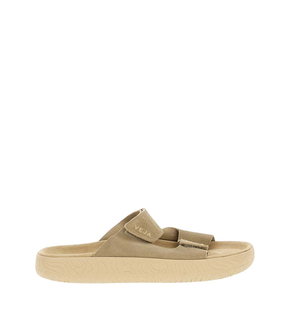 Beige Slip-on Sandals 1