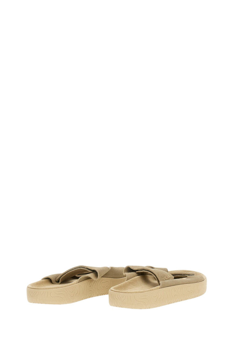 Beige Slip-on Sandals 3