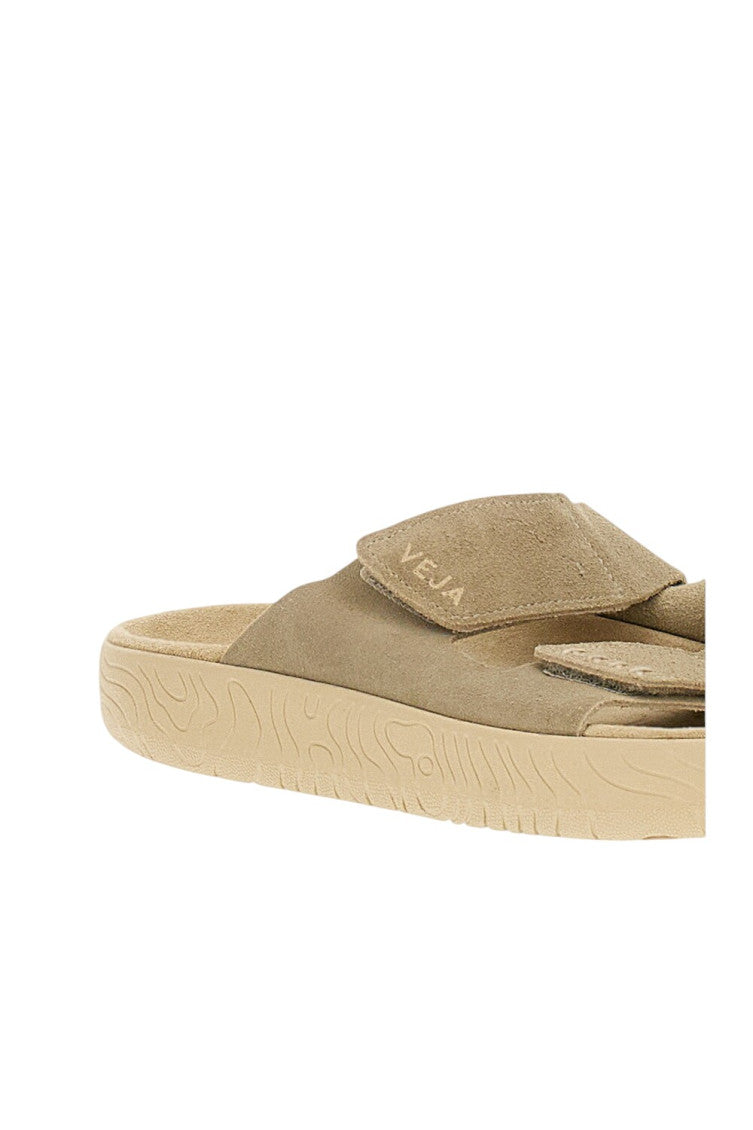 Beige Slip-on Sandals 4