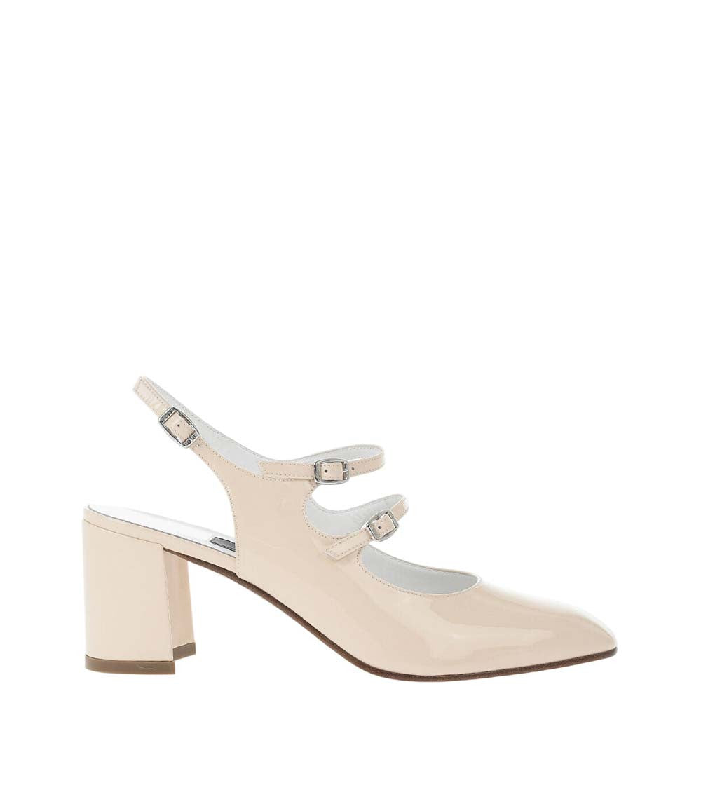 Beige Leather Pumps 1