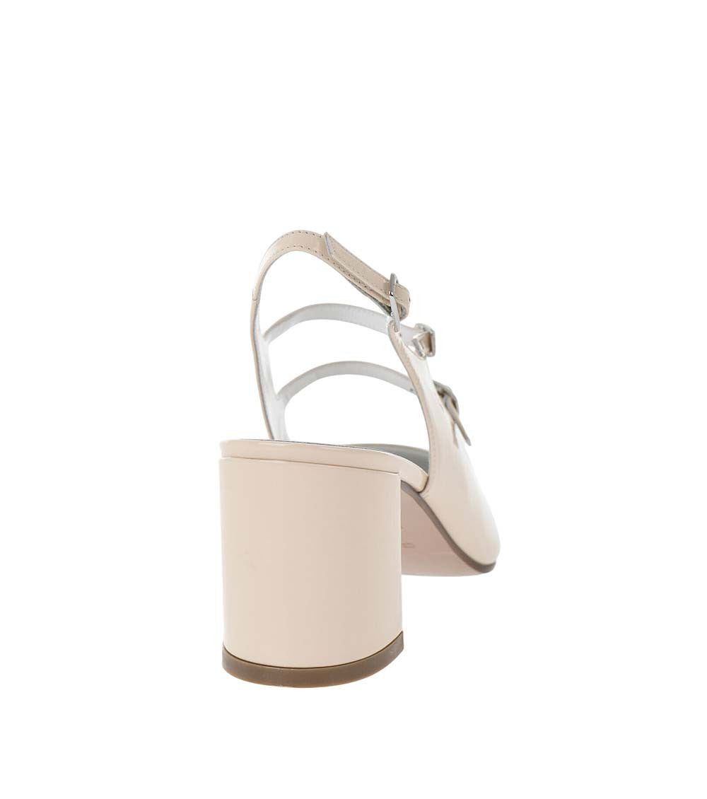 Beige Leather Pumps 3