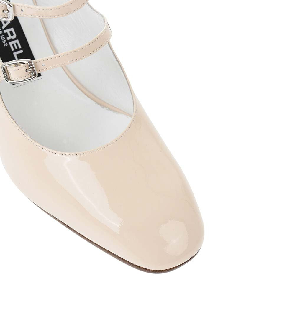 Beige Leather Pumps 4