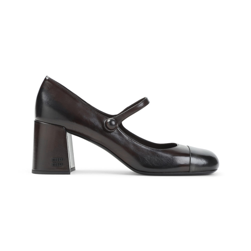 Brown Leather Pumps 1