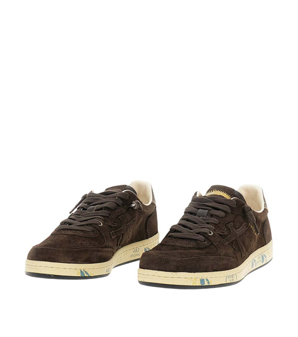 Dark Brown Lace-up Sneakers 2