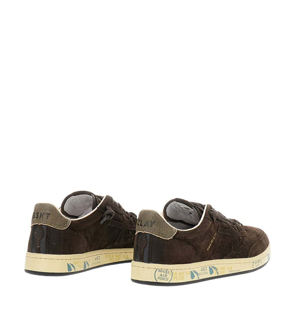 Dark Brown Lace-up Sneakers 3