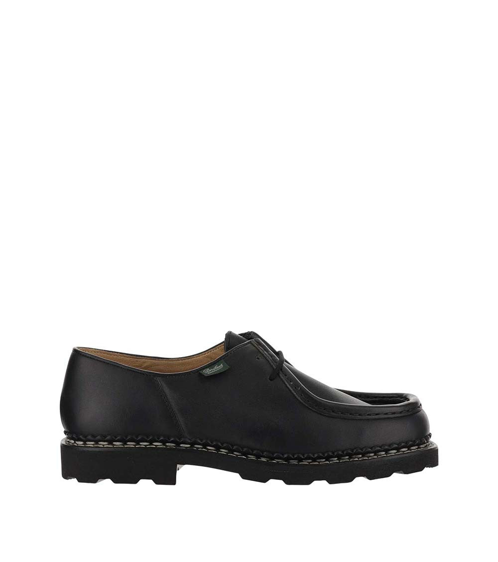 Black Leather Lace Up Shoes 1