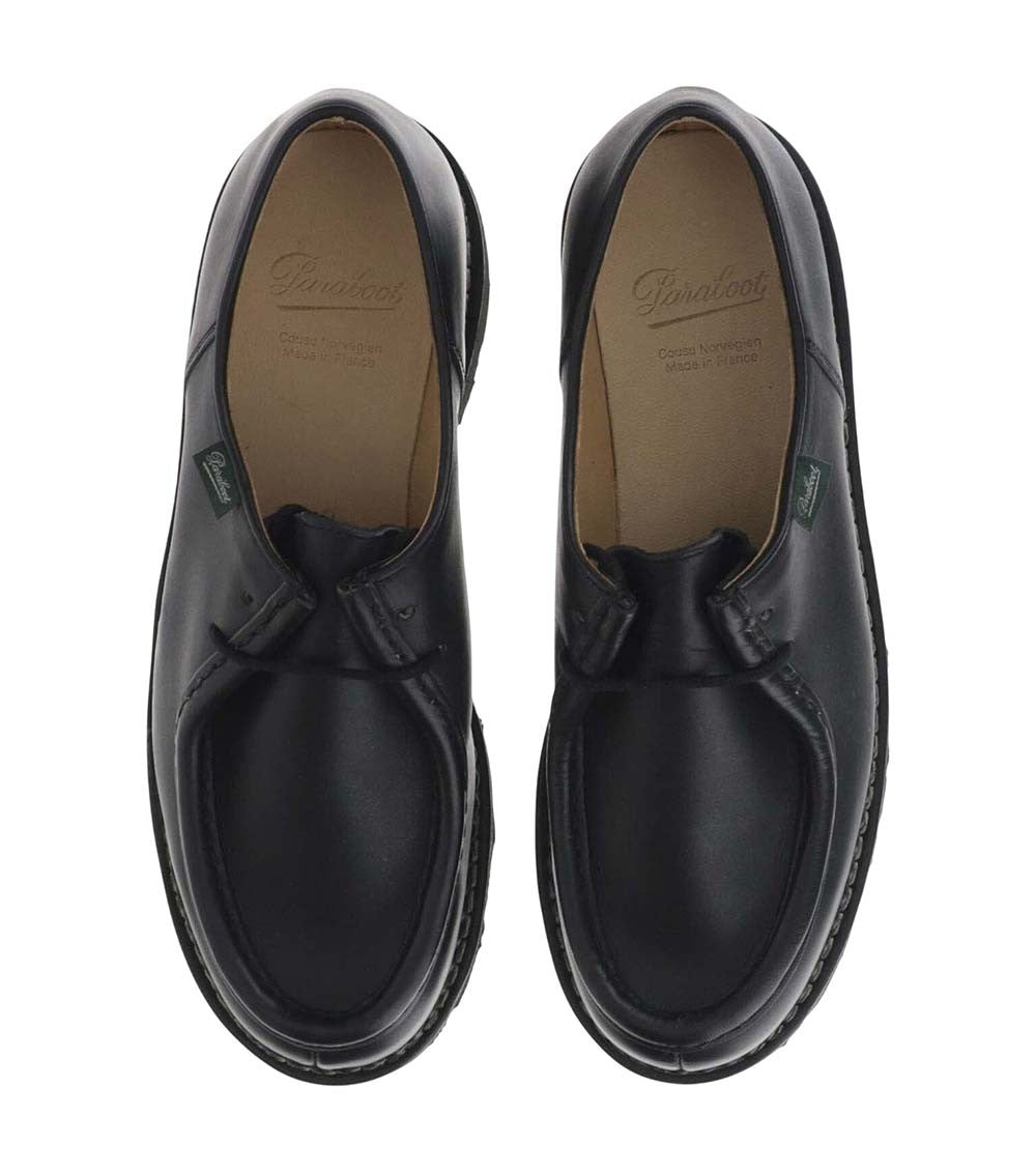 Black Leather Lace Up Shoes 2