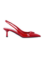Red Slingback Pumps 1