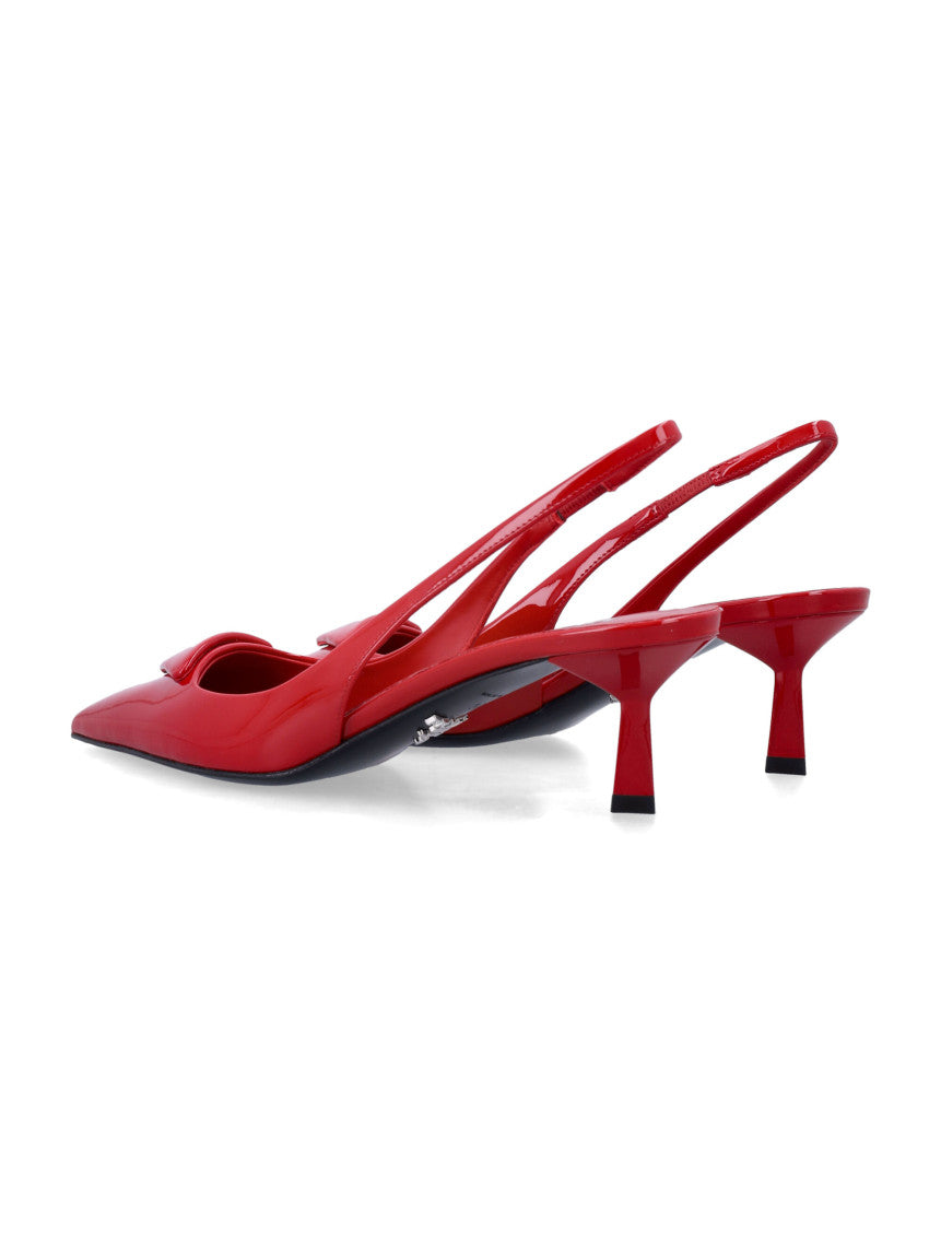 Red Slingback Pumps 3