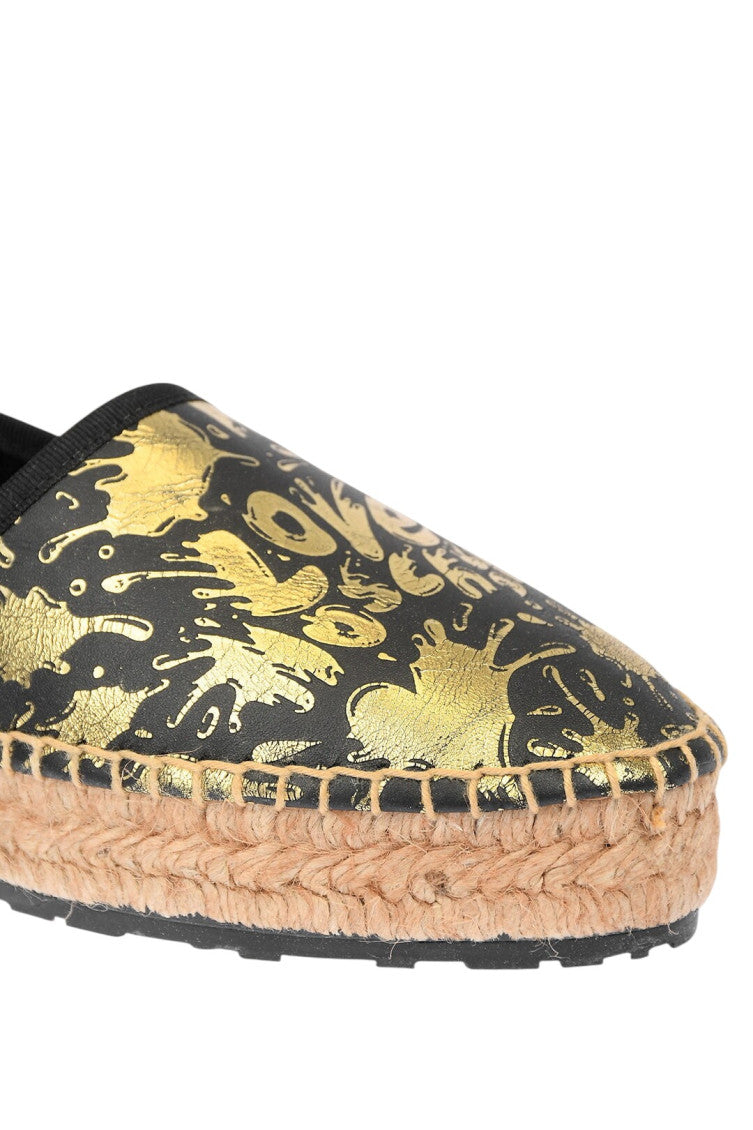 Black Printed Espadrilles 2
