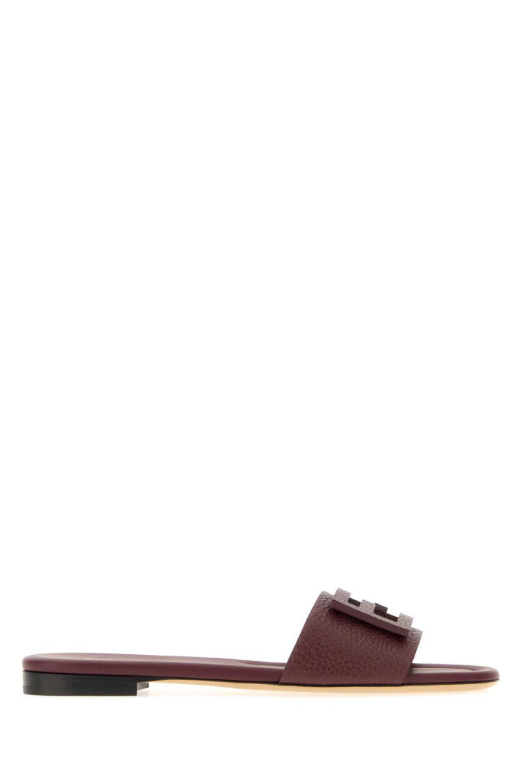 Maroon Slip On Flats 1