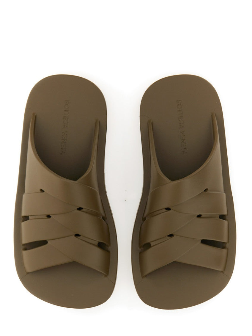 Green Slip On Sandals 2