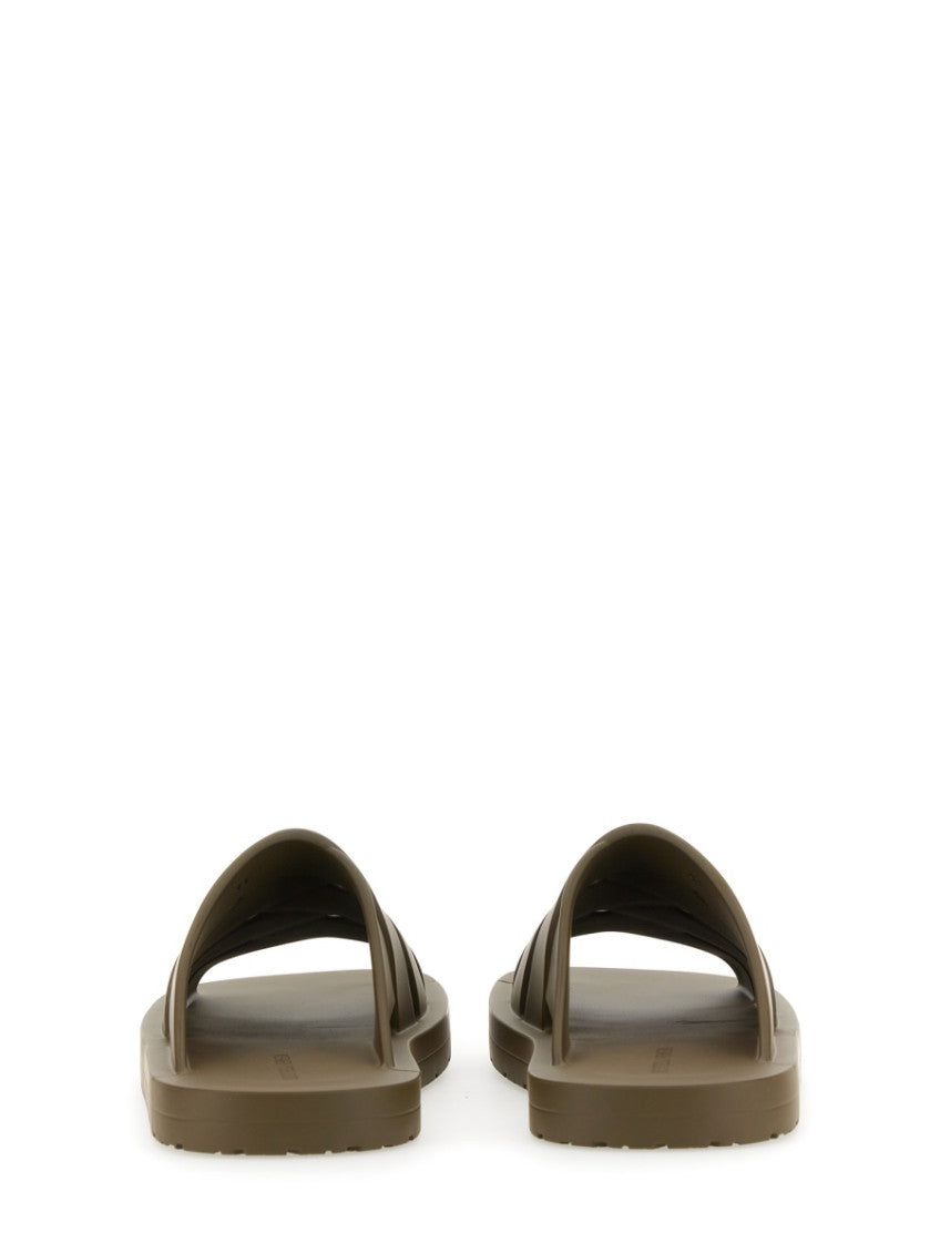 Green Slip On Sandals 3