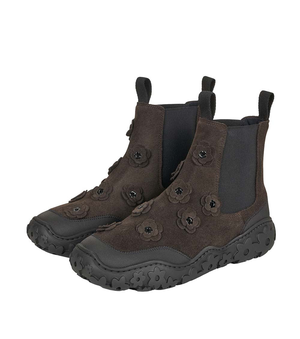 Dark Brown Suede Boots 2