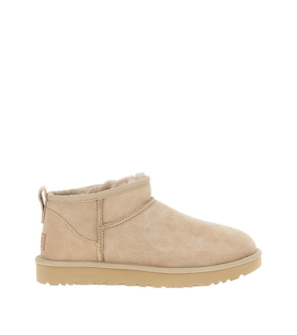 Beige Ultra Mini Boots 1