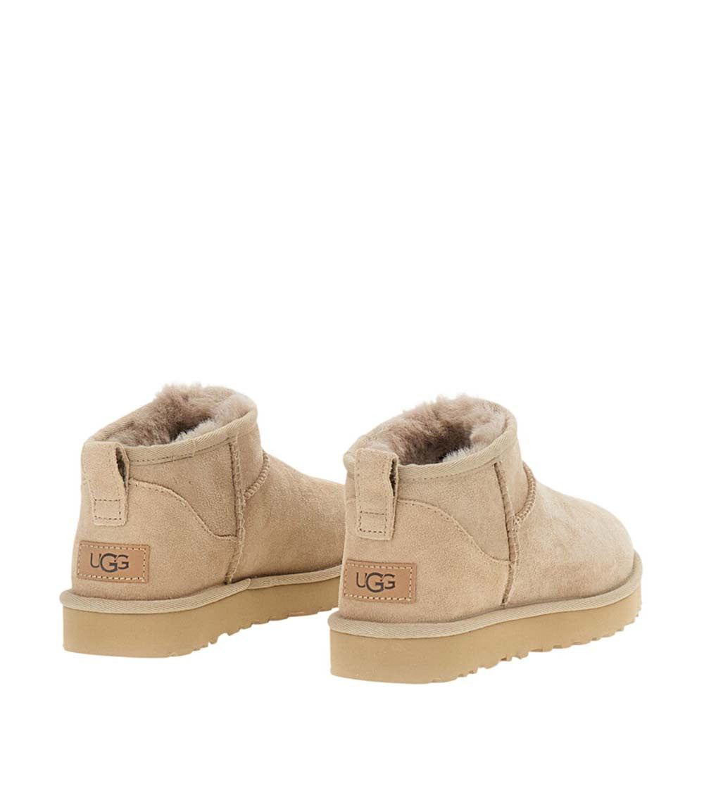 Beige Ultra Mini Boots 3