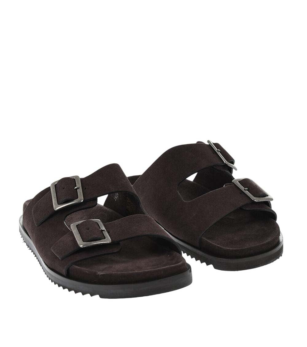 Brown Suede Sandals 2