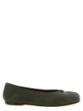Green Slip On Ballet Flats 1