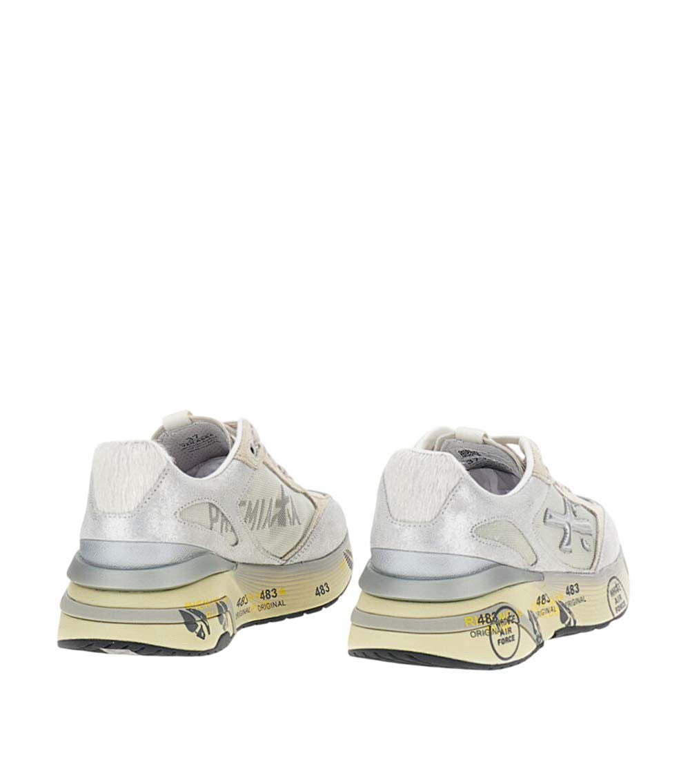 Off White Color-Block Sneakers 3