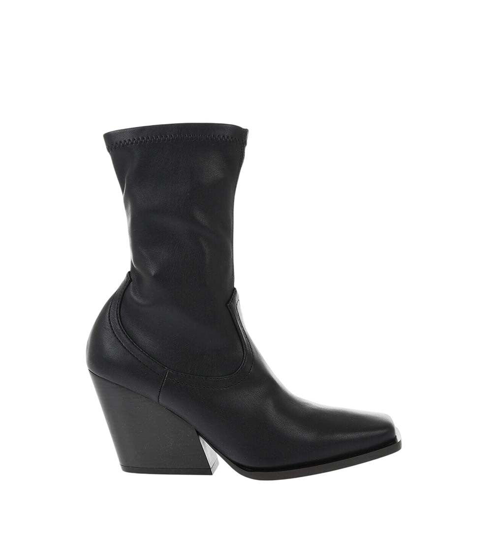 Black Leather Ankle Boots 1