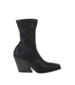 Black Leather Ankle Boots 1