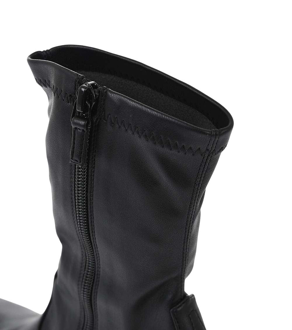 Black Leather Ankle Boots 3