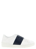 White Color Block Sneakers 1