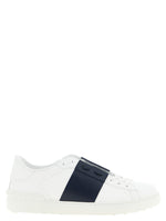 White Color Block Sneakers 1