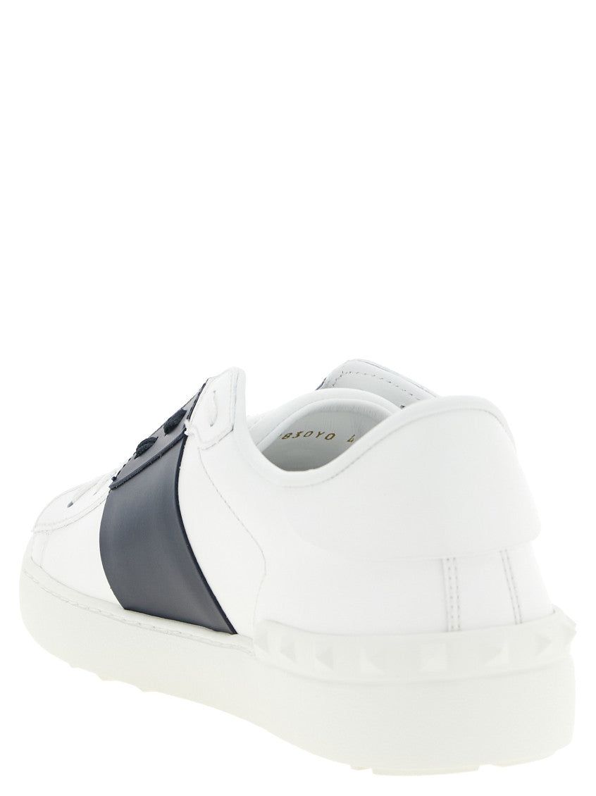 White Color Block Sneakers 3