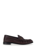 Maroon Slip On Loafers 1