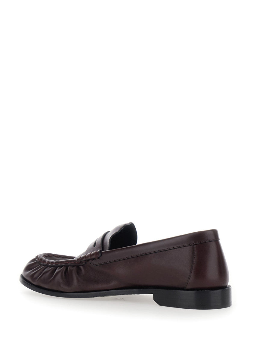 Maroon Slip On Loafers 3